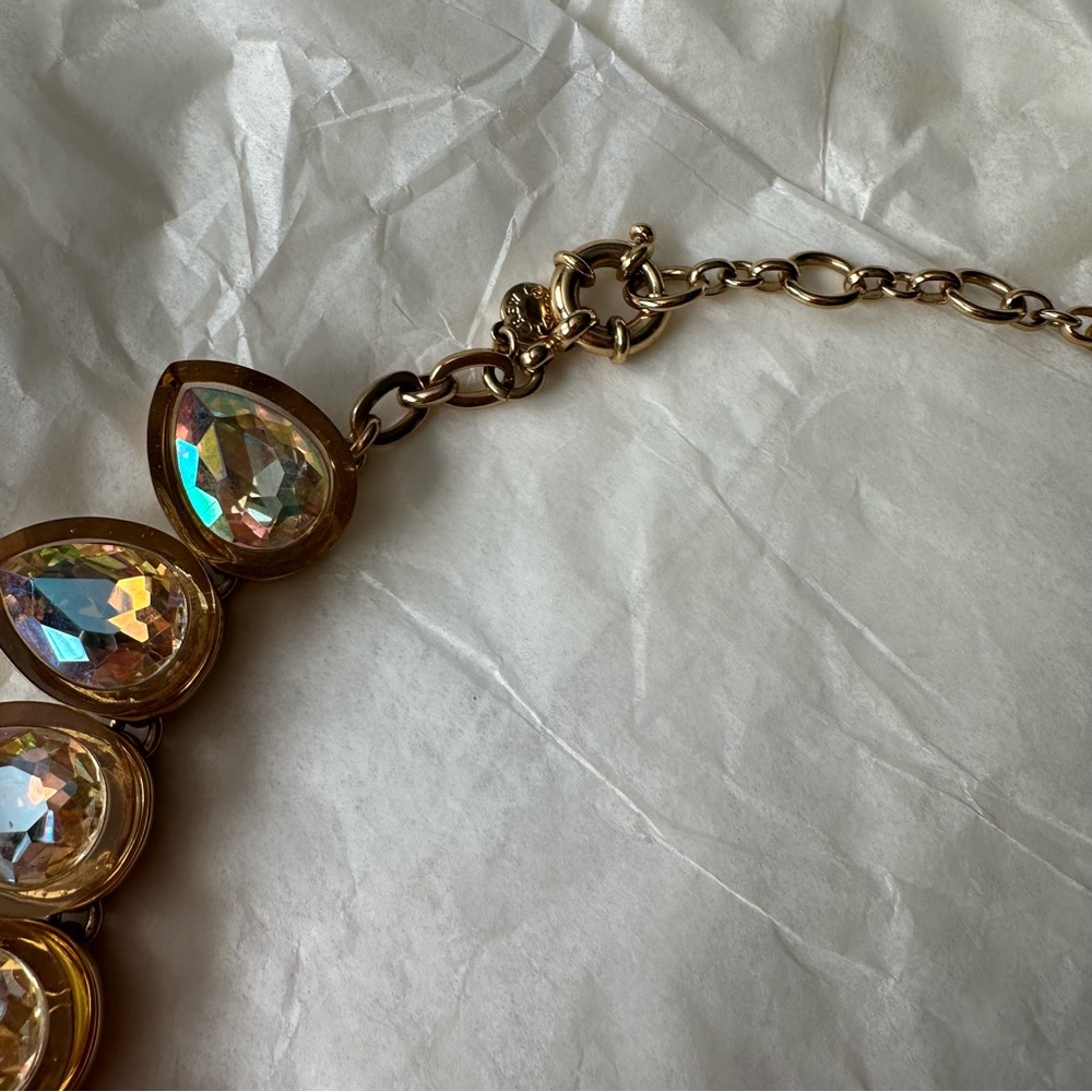J. Crew Teardrop Crystal Necklace - Picture 6 of 14